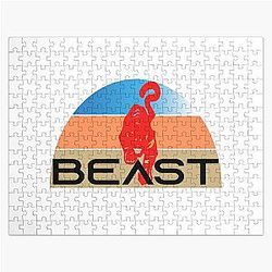 logo beast Vintage beast t-shirts Jigsaw Puzzle RB1409