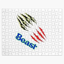 Logo beast,fanny beast Tiger tiger Jigsaw Puzzle RB1409