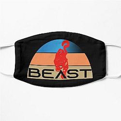 logo beast Vintage beast t-shirts Flat Mask RB1409