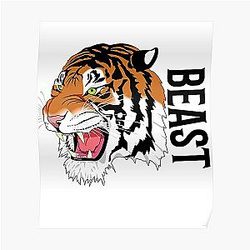 logo beast fanny beast Poster RB1409