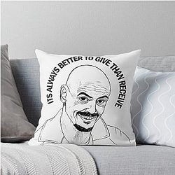 Mr. Inbetween Ray Showsmith 8 Throw Pillow