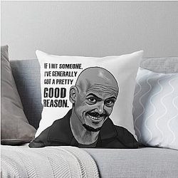 Mr. Inbetween Ray Showsmith Throw Pillow