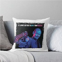 Mr. Inbetween Throw Pillow