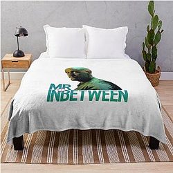 Mr. Inbetween Ray Shoesmith Throw Blanket