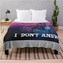 I don't answer questions - Mr Inbetween Throw Blanket