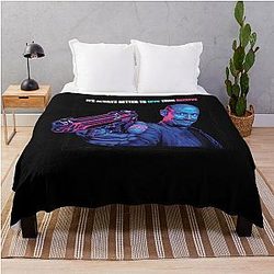 Mr. Inbetween Throw Blanket