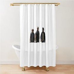 Mr. Inbetween 3 Man Shower Curtain