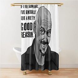 Mr. Inbetween Ray Showsmith Shower Curtain