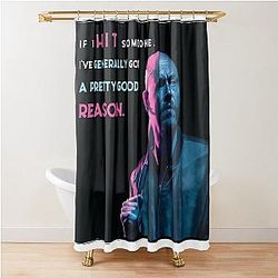 Mr. Inbetween Ray Shower Curtain