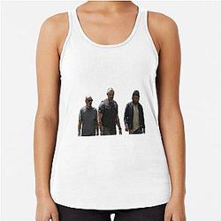 Mr. Inbetween Racerback Tank Top
