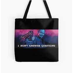 I Don't Answer Questions Ray Shoesmith Mr Inbetween All Over Print Tote Bag