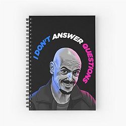 Mr. In Between Ray Showsmith Spiral Notebook