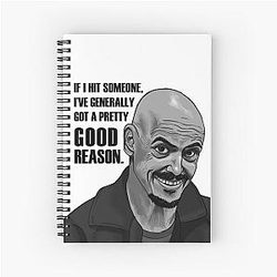 Mr. Inbetween Ray Showsmith Spiral Notebook