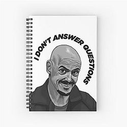 Mr Inbetween Ray Showsmith Spiral Notebook