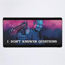 I don't answer questions - Ray Shoesmith Mr Inbetween Desk Mat