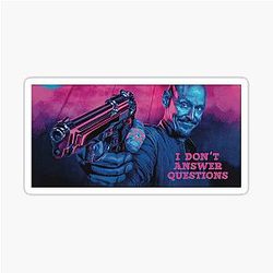I don't answer questions - Ray Shoesmith Mr Inbetween Sticker