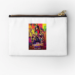 Teen Hero Ms Marvel Zipper Pouches