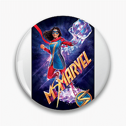 Super Fangirl Ms Marvel Pins
