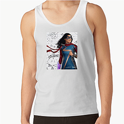 Stretching Abilities Ms Marvel Tank Tops