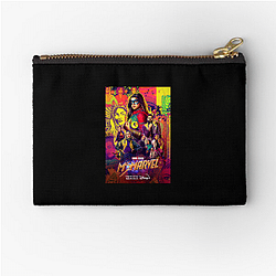 Teen Hero Ms Marvel Zipper Pouches