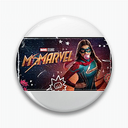 Rising Heroine Ms Marvel Pins