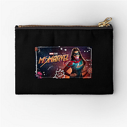 Rising Heroine Ms Marvel Zipper Pouches
