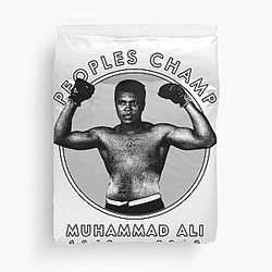 Muhammad Ali In a Circle UP Duvet Cover