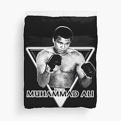 Muhammad Ali Em capa de edredão