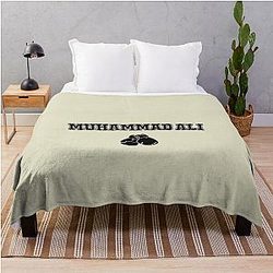 Muhammad Ali Vintage Boxing Legend La più grande coperta di lancio