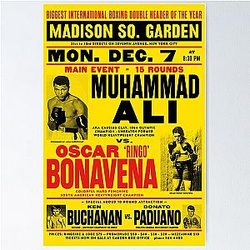 Muhammad Ali vs Oscar De La Hoya Poster
