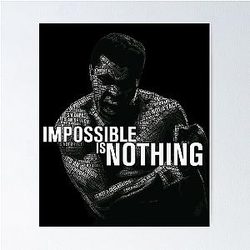Imposible es nada Muhammad Ali Poster
