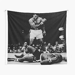 Muhammad Ali Knocks Out Sonny Liston Tapestry