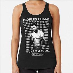 Muhammad Ali II Racerback Tank Top