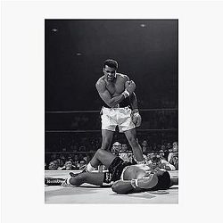 Muhammad Ali Poster, Vintage Sport Wall Art