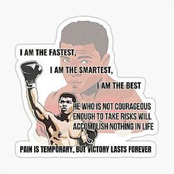 O Muhammad Ali Adesivo de Clay