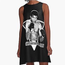 Muhammad Ali in I A-Line Abito