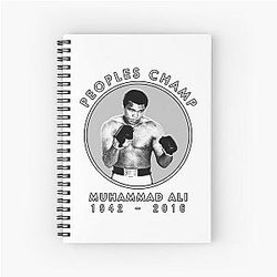 Muhammad Ali In Spiral Notebook