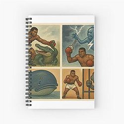 Muhammad Ali Quote Spiral Notebook