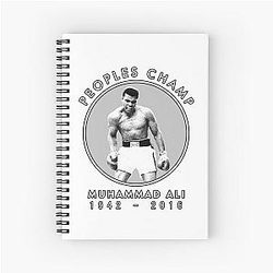 Muhammad Ali In Spiral Notebook