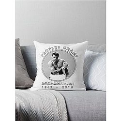 Muhammad Ali No Círculo III Throw Pillow