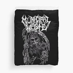 Municipal Waste Wasteland Reaper Duvet Cover 