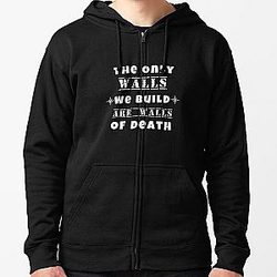 Municipal Waste Donald Trump The Only Walls We Build are Walls of Death Zipped Hoodie 