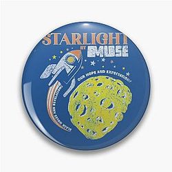 STARLIGHT Muse Rock Music Band   Pin