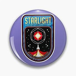 Starlight From Muse Band   Pin