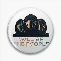 Muse band will of the people masked men design Classic  Pin