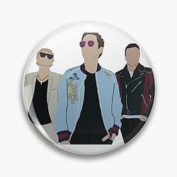 Muse band Silhouette  Pin