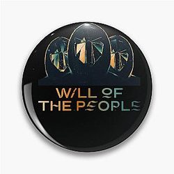 Muse band will of the people masked men design  Pin