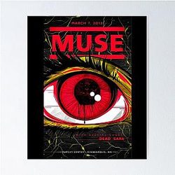 2013 Vintage MUSE minneapolis concertposter  Poster