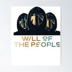 Muse band will of the people masked men Poster