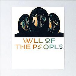 Muse band will of the people masked men design Classic  Poster